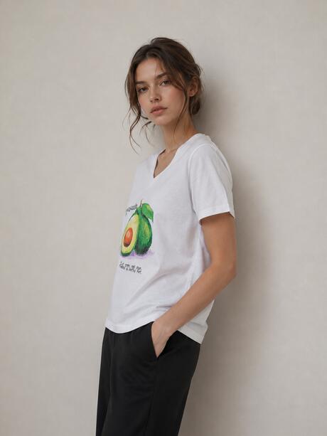 T-shirt z bawełny