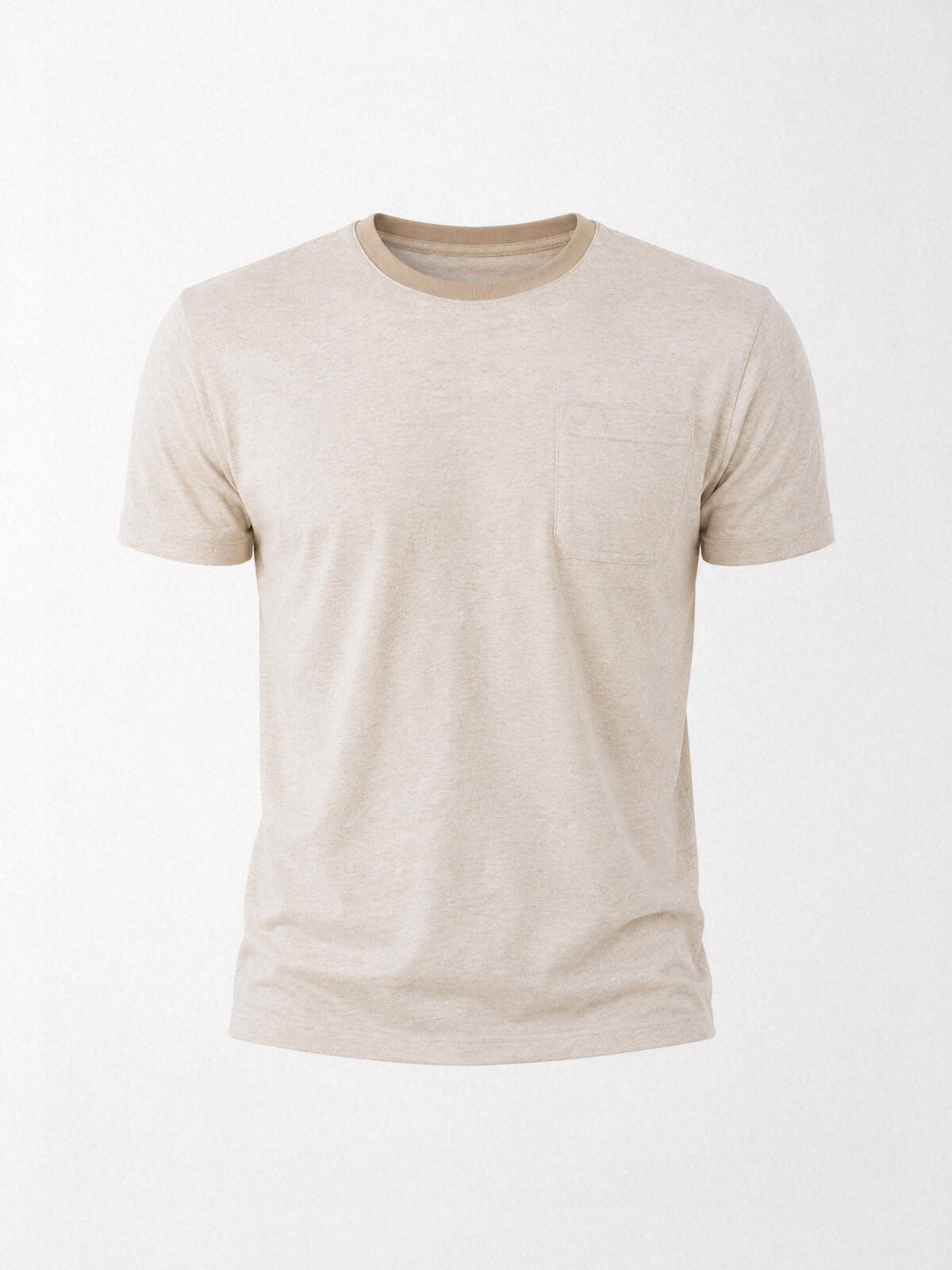 T-shirt bawełniany z kieszonką