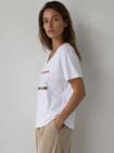 Luźny T-shirt bawełniany