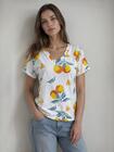 Bawełniany T-shirt z printem