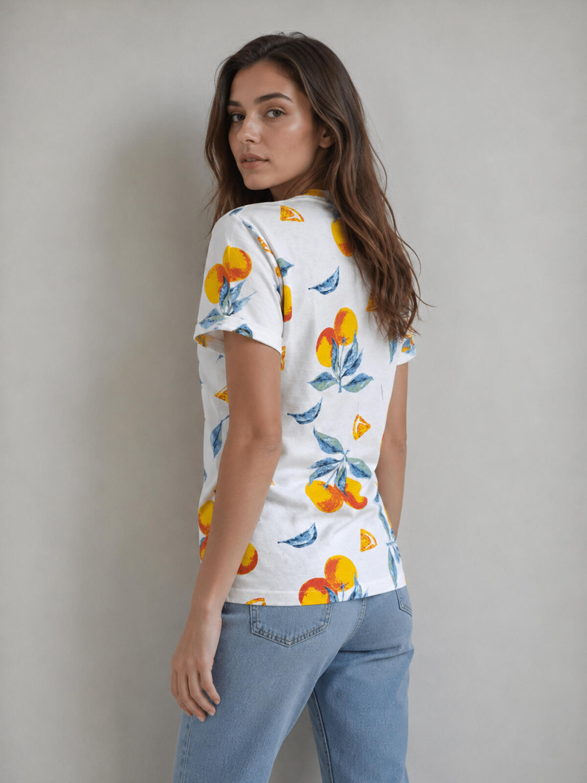 Bawełniany T-shirt z printem