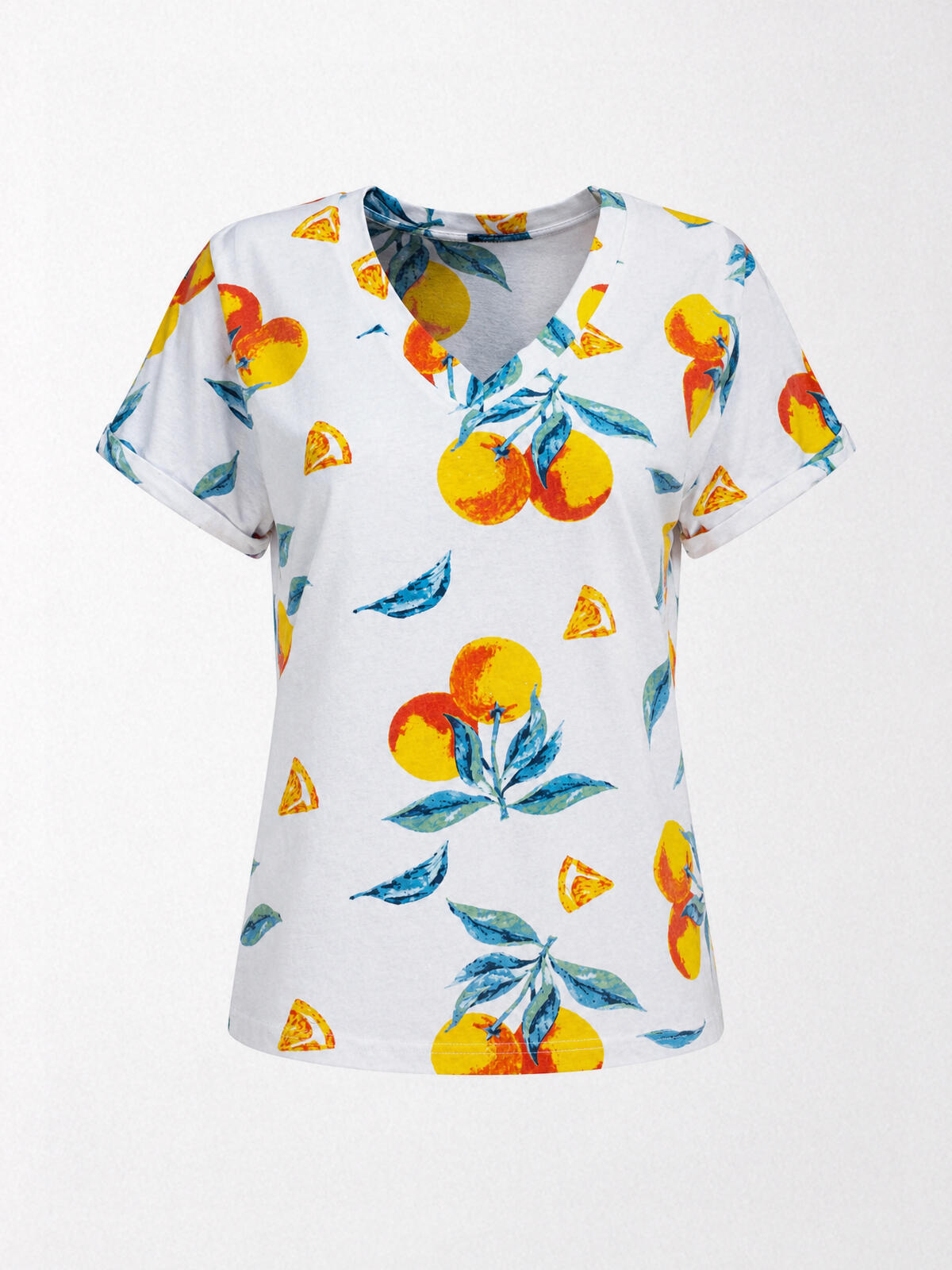 Bawełniany T-shirt z printem