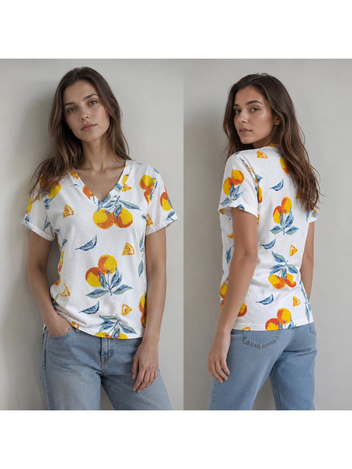Bawełniany T-shirt z printem