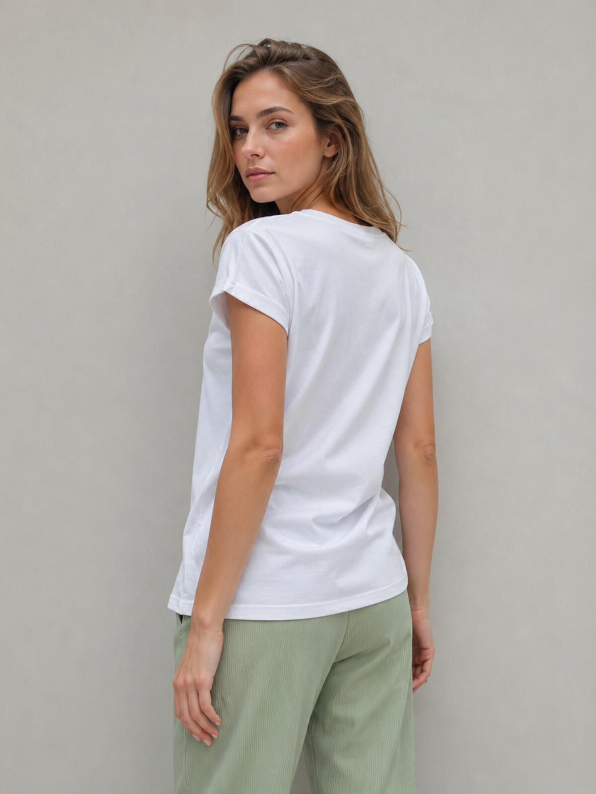 Bawełniany T-shirt z nadrukiem