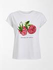 Bawełniany T-shirt z nadrukiem