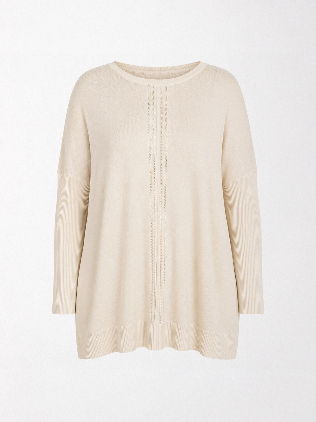 Sweter z ozdobnym akcentem