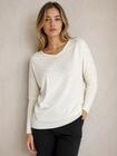 Sweter z cyrkoniami