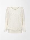 Sweter z cyrkoniami
