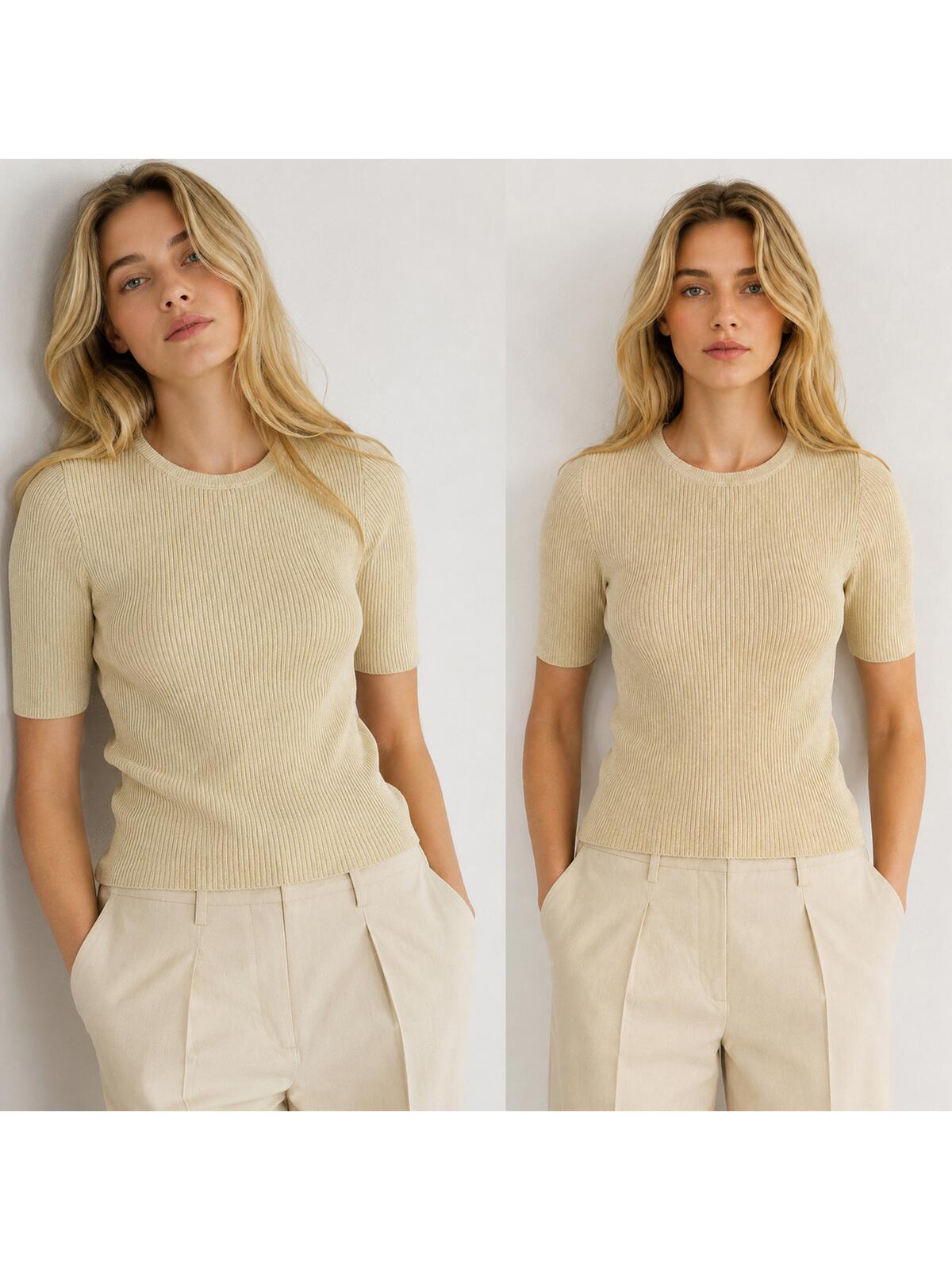 Sweter z błyszczącą nitką