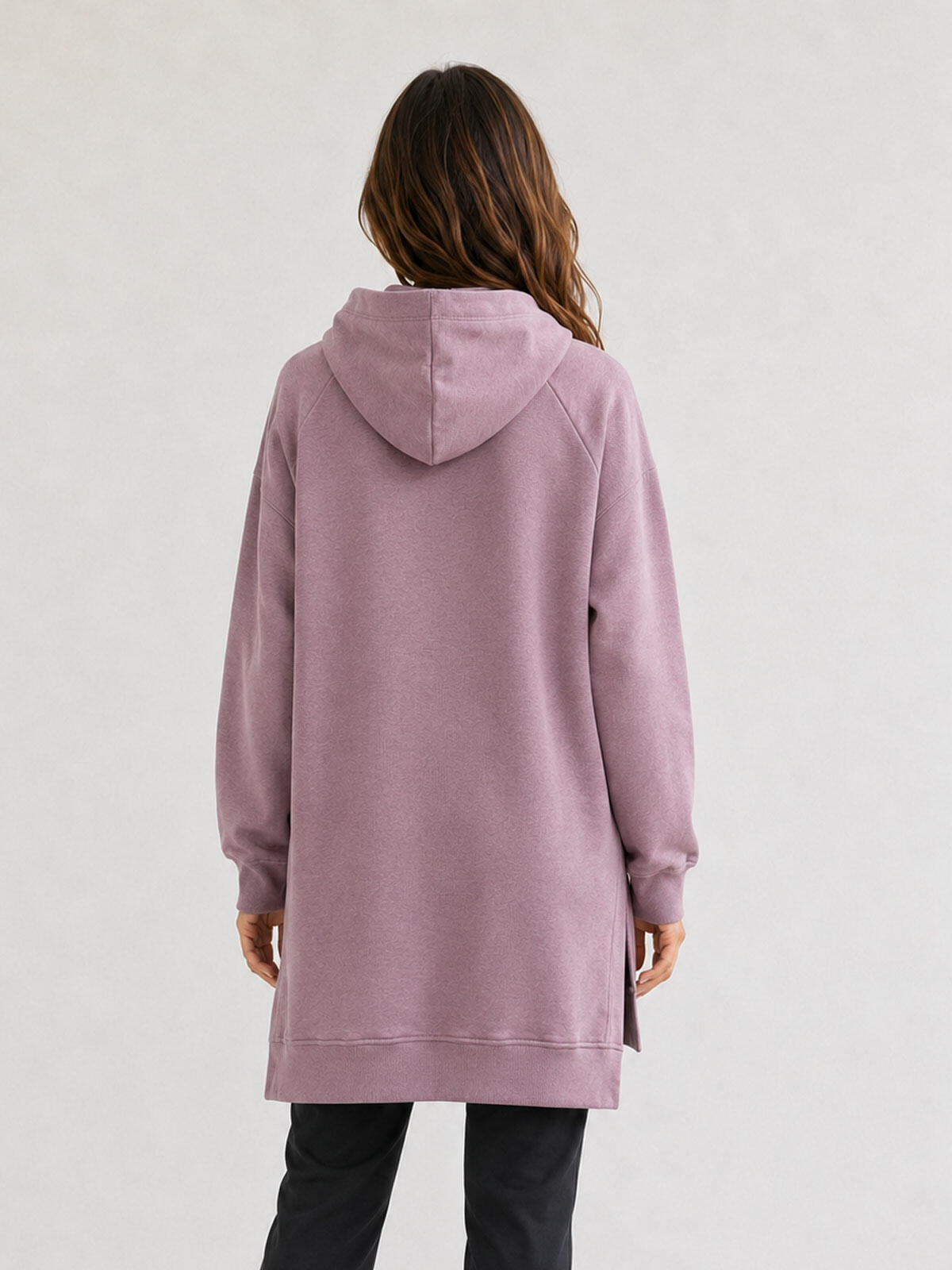 Luźna bluza z kapturem
