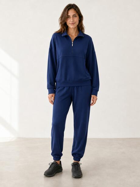 Bluza dresowa ze stójką