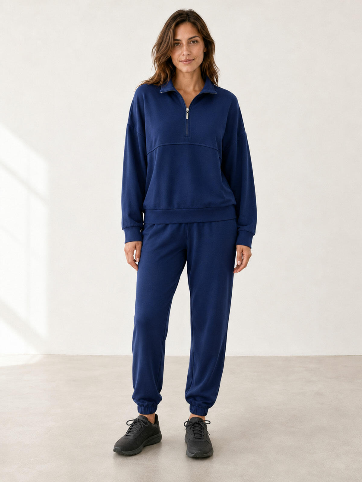 Bluza dresowa ze stójką