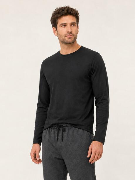 Longsleeve bawełniany
