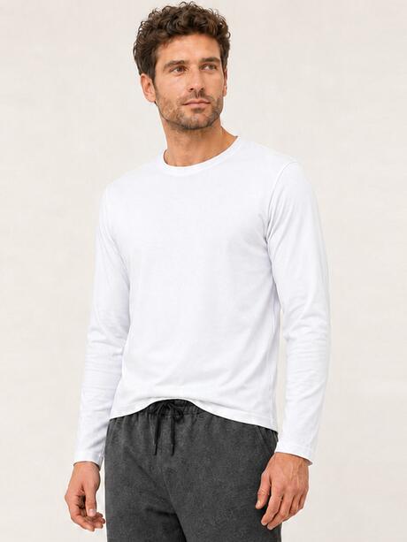 Bawełniany longsleeve