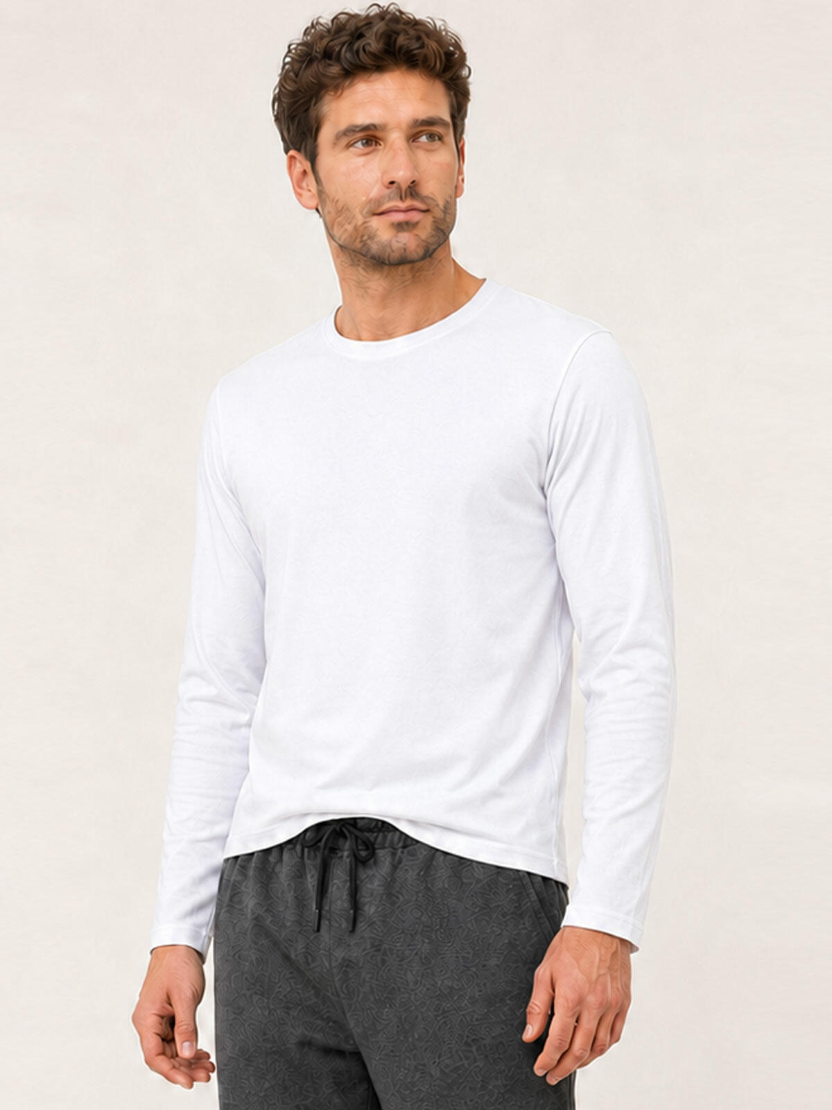 Bawełniany longsleeve