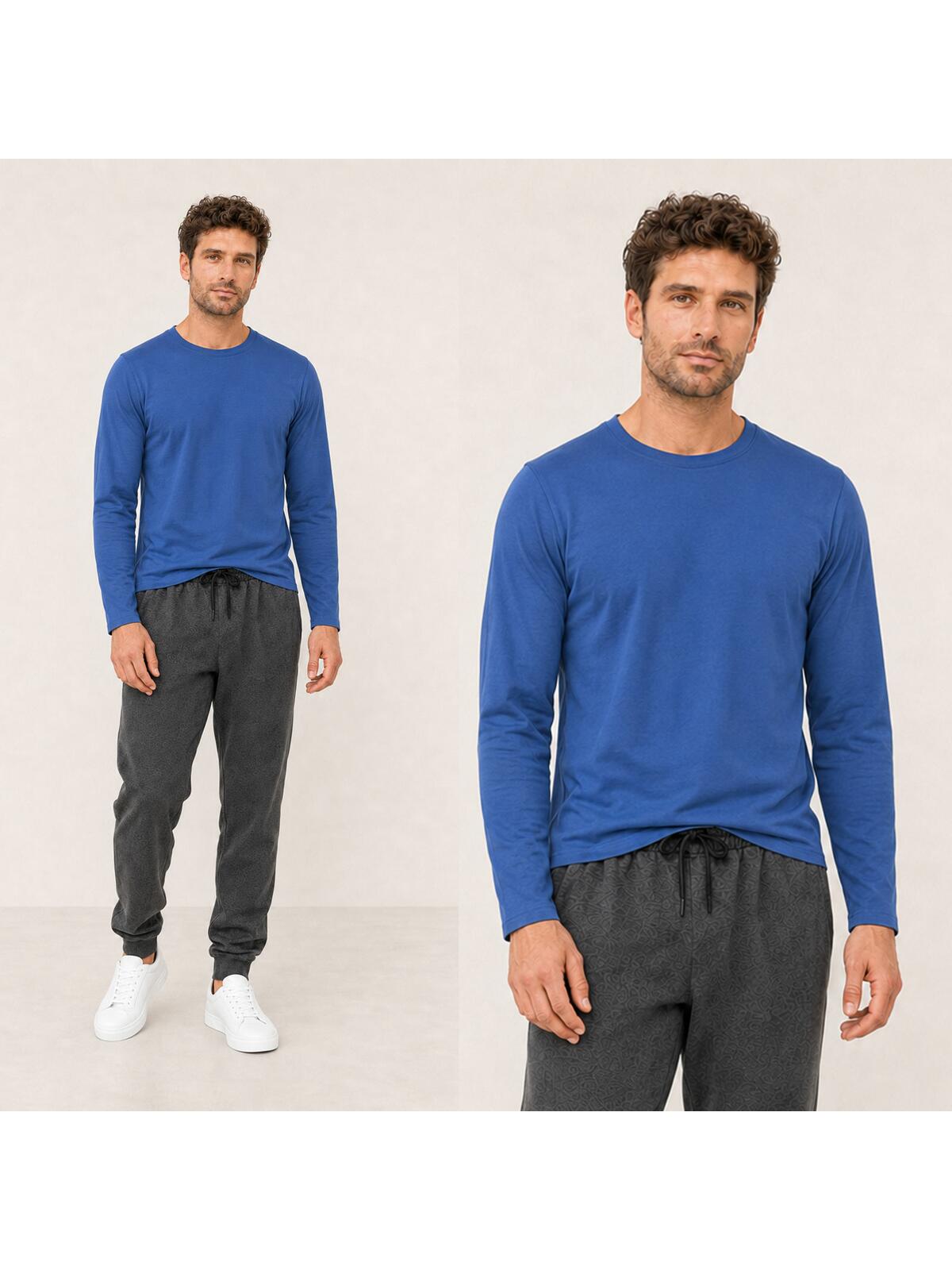 Longsleeve z bawełny