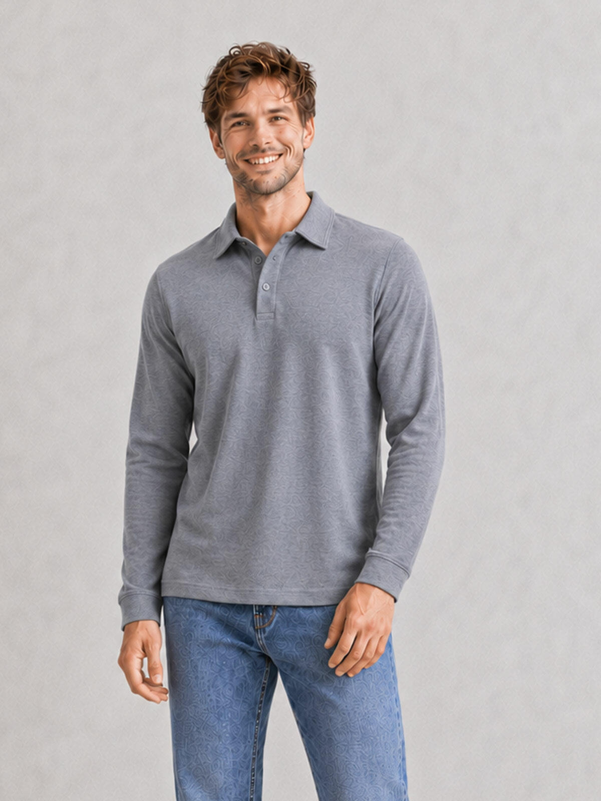 Longsleeve polo