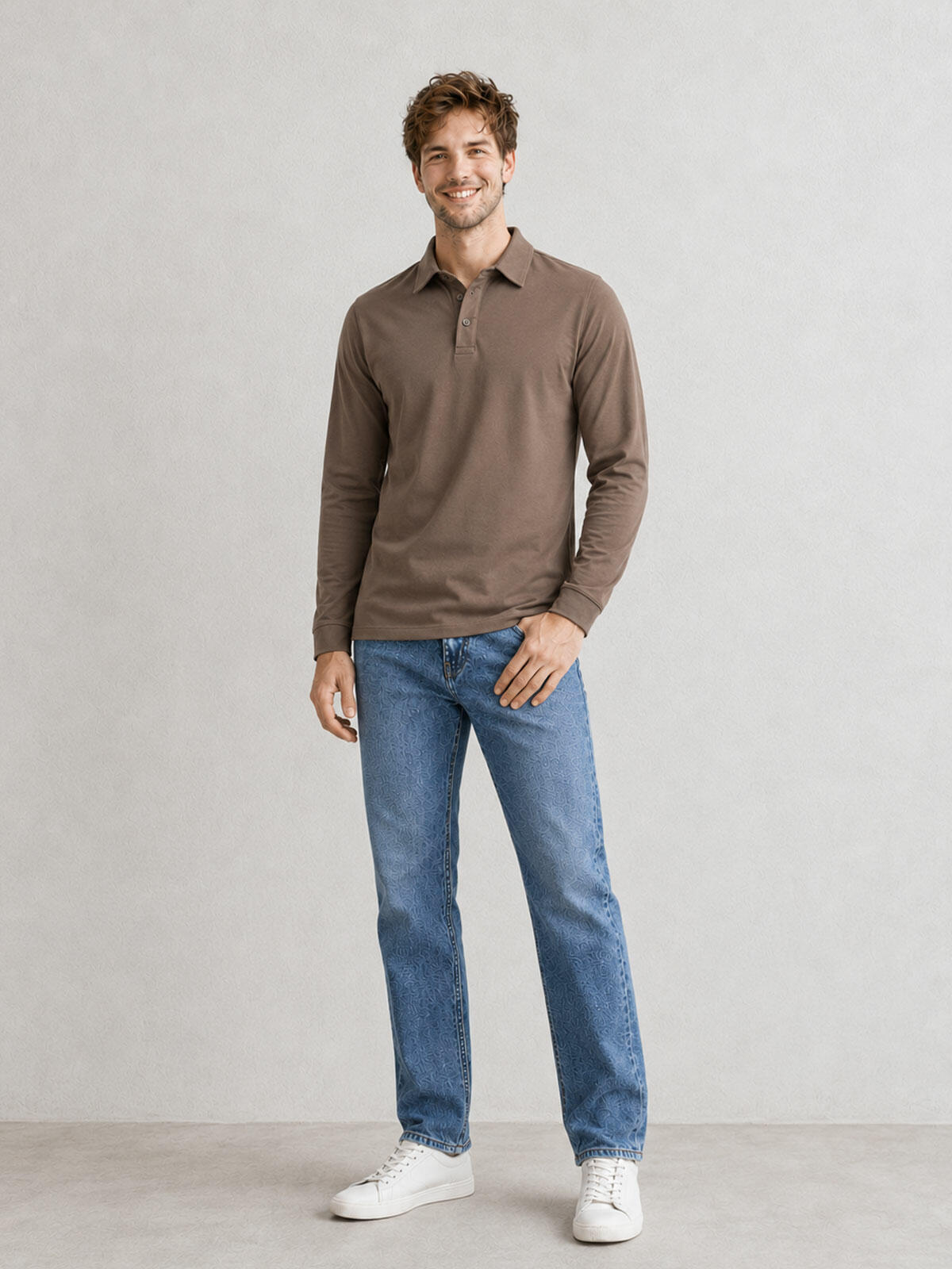 Longsleeve polo