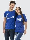 T-shirt dla par LOVE damski