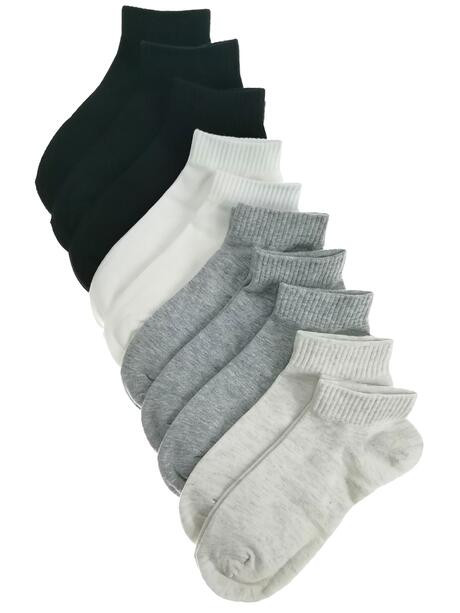 Skarpety damskie 10-PAK gładkie