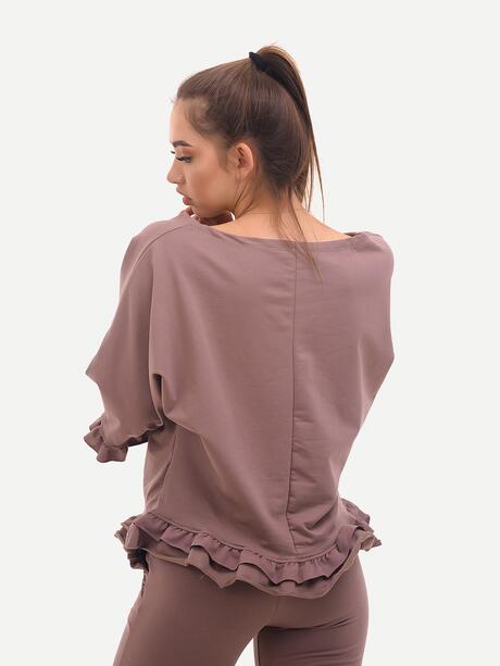 Bluzka damska z falbanami