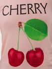 T-shirt bawełniany CHERRY różowy