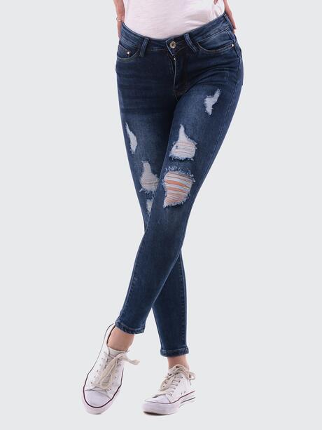 Jeansy skinny push-up