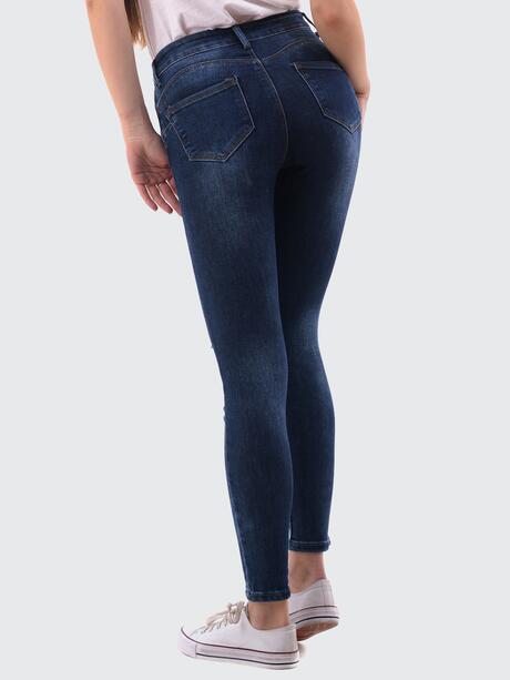 Jeansy skinny push-up