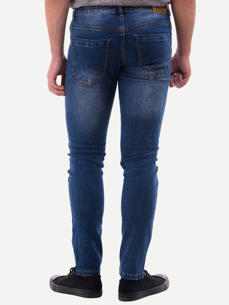 Jeansy z efektem wytarcia