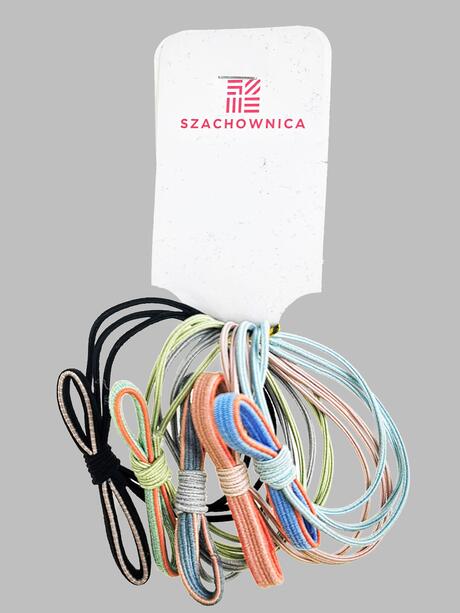 Zestaw 5 gumek do włosów z kokardką