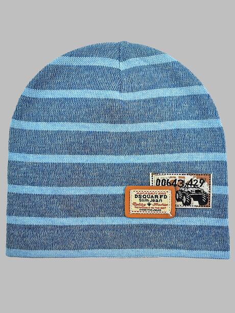 Czapka bawełniana w paski