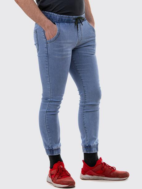 Jeansy joggery męskie