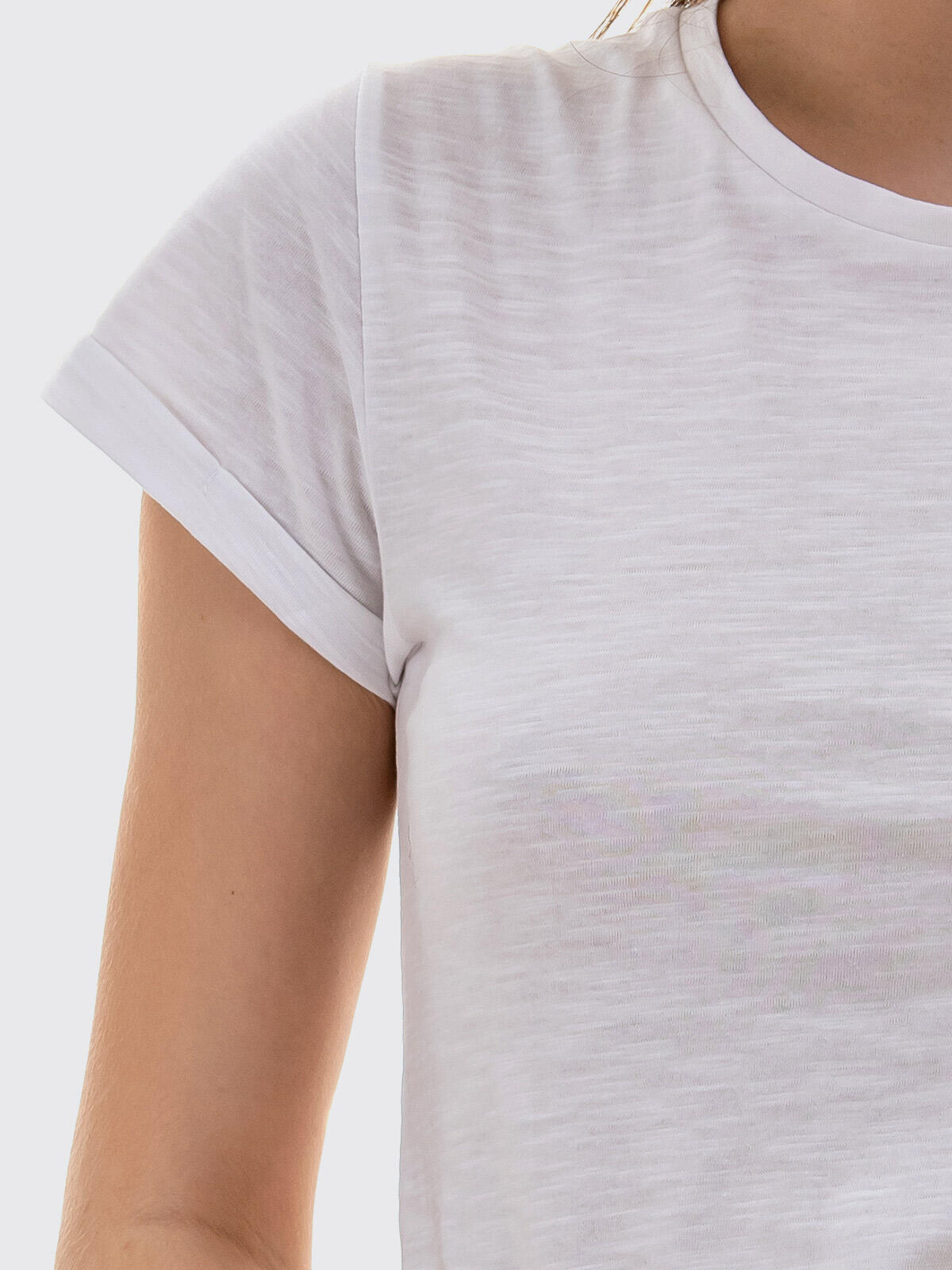 T-shirt bawełniany gładki