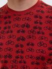 T-shirt z nadrukiem w rowery