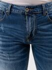 Jeansowe szorty z przetarciami