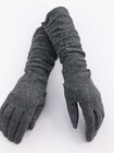 Wełniane długie rękawiczki