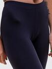 Legginsy bawełniane gładkie