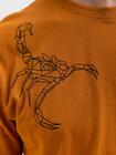 T-shirt z nadrukiem skorpiona