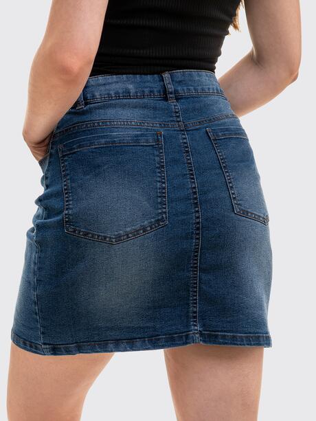Jeansowa spódnica mini