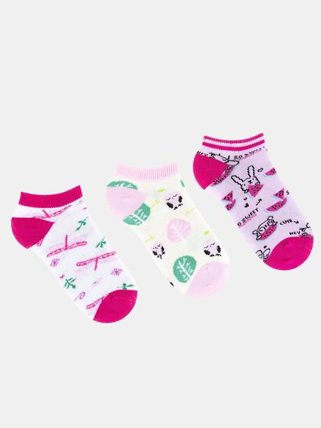 Skarpetki stopki bawełniane 3-pak