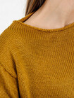 Sweter z półgolfem z dodatkiem wełny