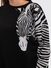 Bluza z motywem zebry