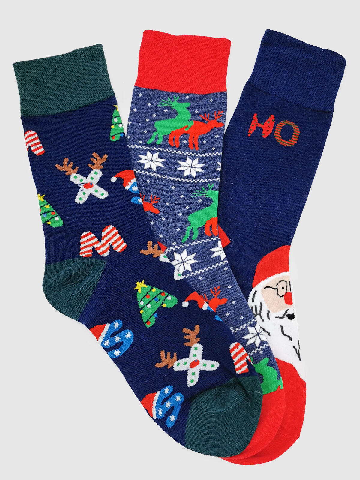 3-pak Świąteczny 39-42 męski w prezentowym pudełku