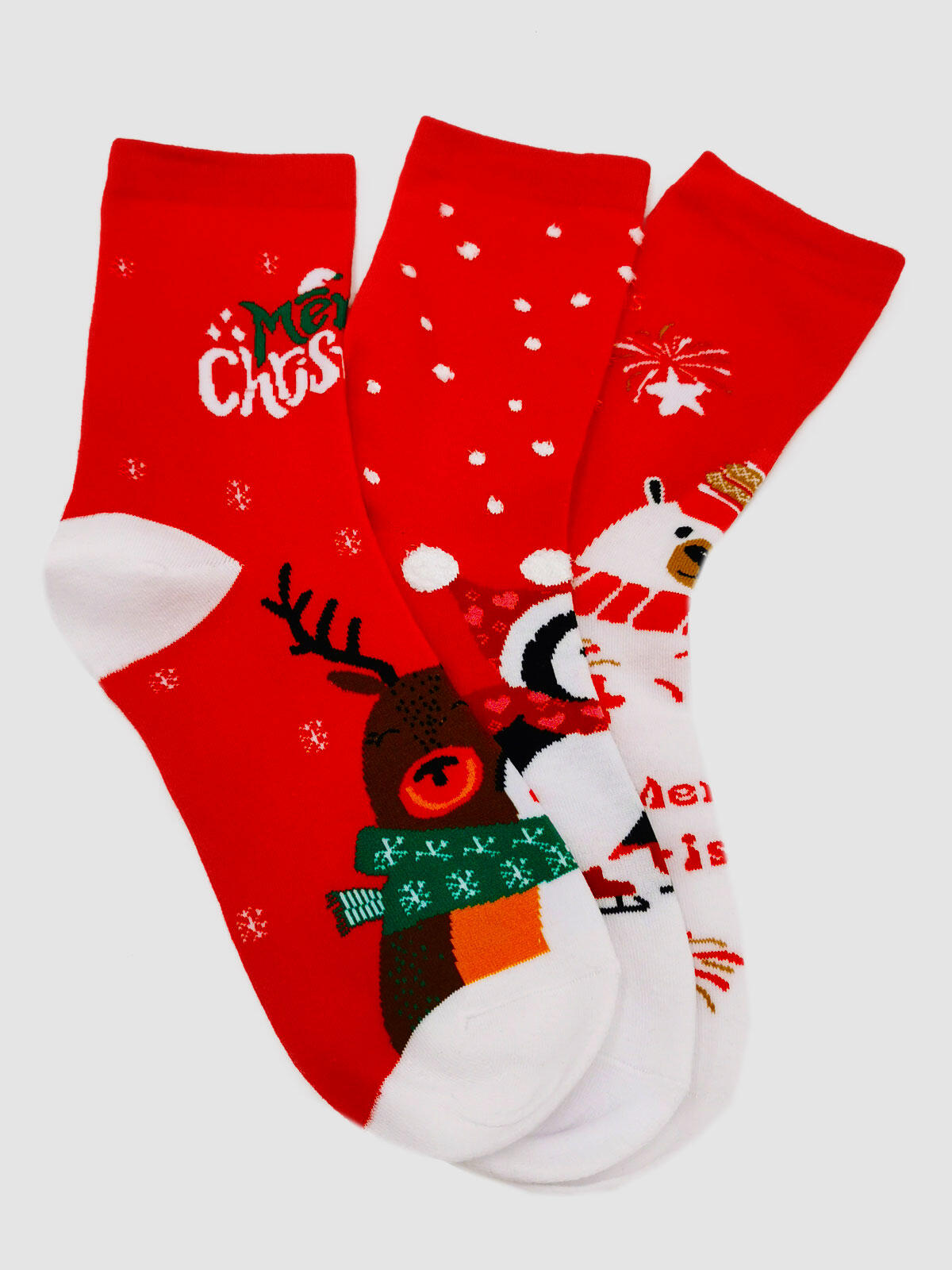 3-pak Świąteczny 39-41 damski w prezentowym pudełku