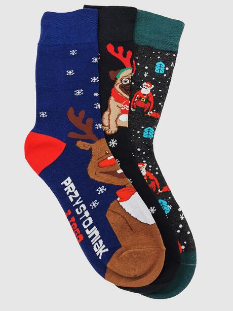 3-pak Świąteczny 43-45 męski w prezentowym pudełku