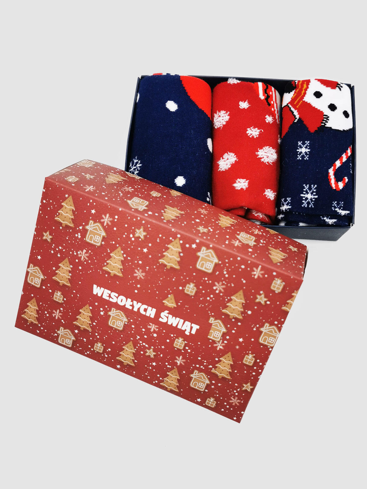 3-pak Świąteczny 35-38 damski w prezentowym pudełku