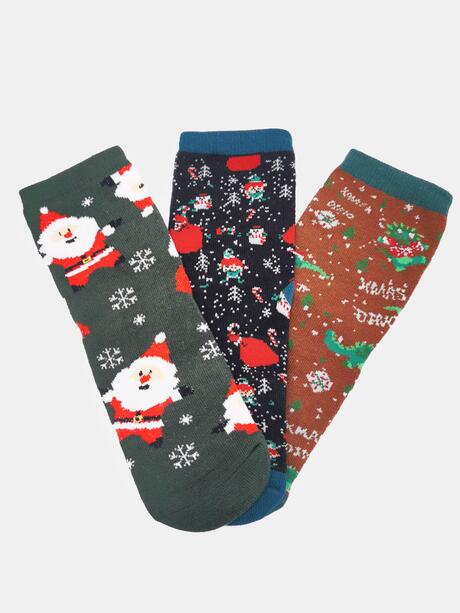 3-pak Świąteczny 6-9 lat dziecięcy w prezentowym pudełku