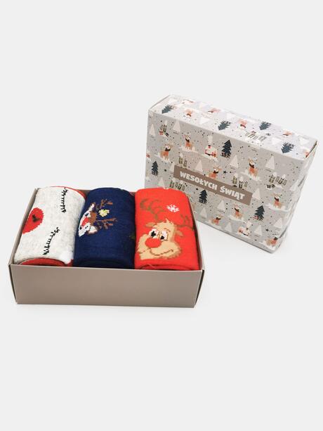 3-pak Świąteczny 3-6 lat dziecięcy w prezentowym pudełku