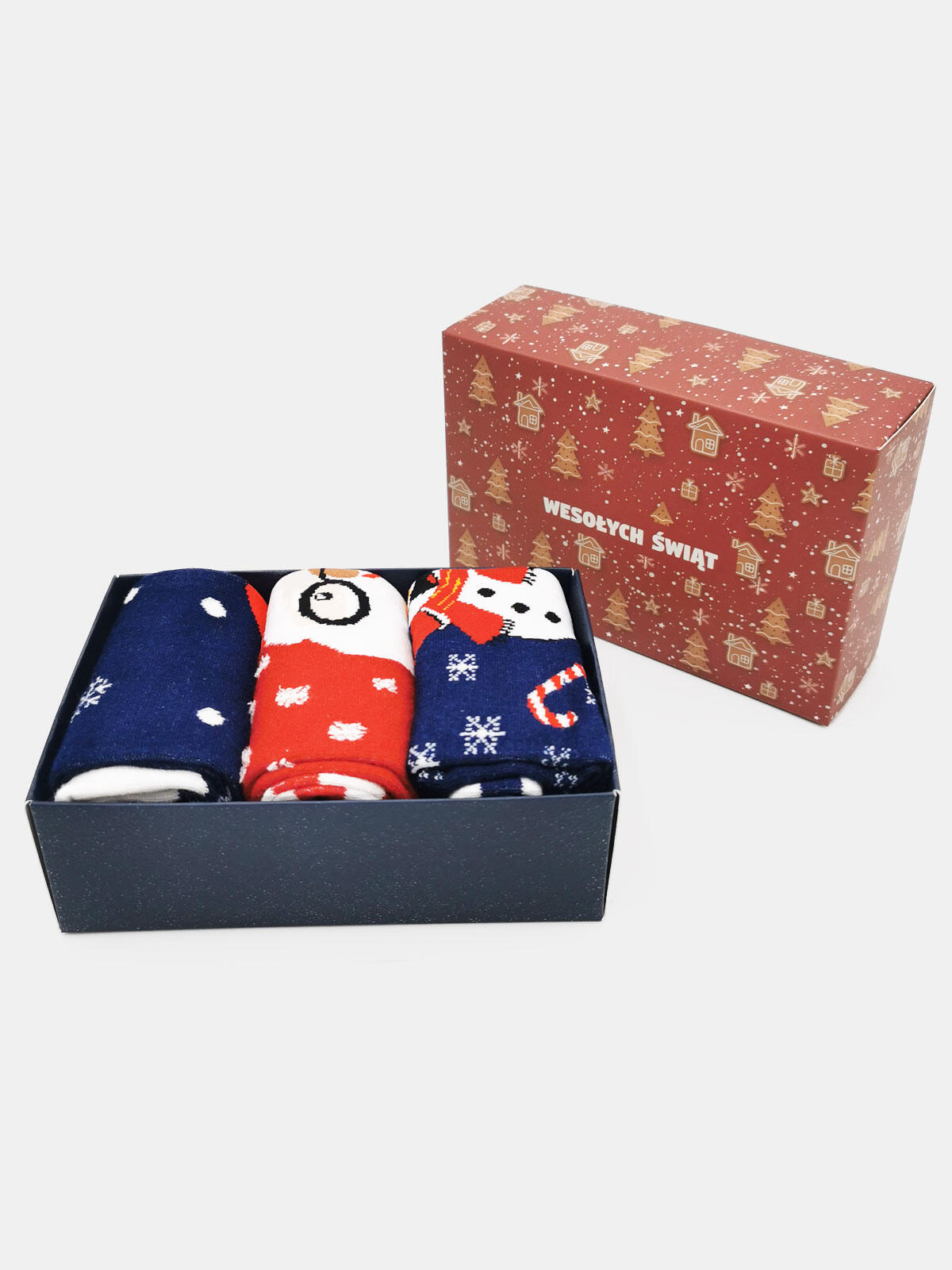 3-pak Świąteczny 35-38 damski w prezentowym pudełku