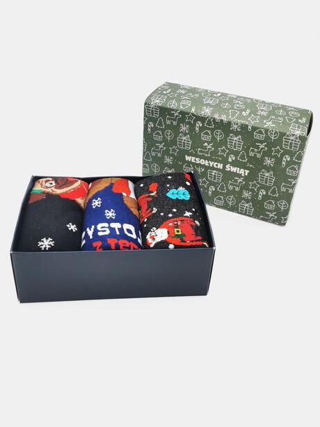 3-pak Świąteczny 43-45 męski w prezentowym pudełku